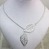 Necklace Fashion Leaf Pendant Necklaces for women 2015 Star Jewelry LOSS MONEY SALE Fashion Women Double Leaf